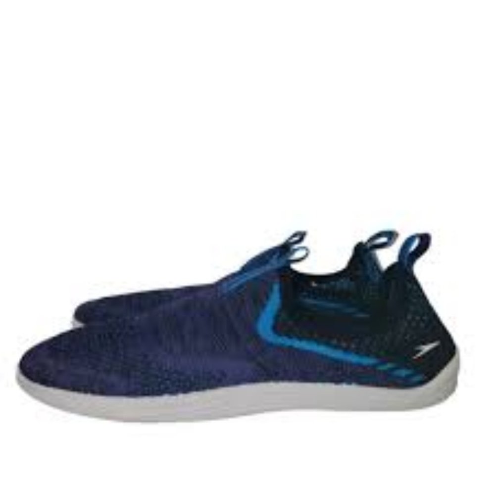 NWT Speedo Surf Strider Boys Sz 4/5 Water Shoes Boys Swim Blue‎ NEW Slip on